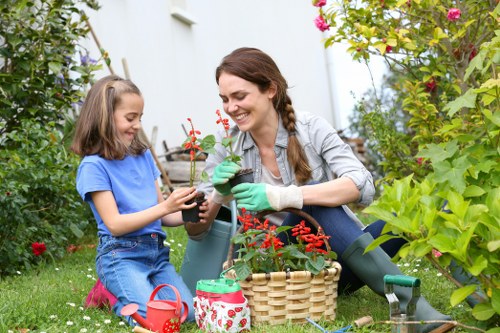 Modern landscaping techniques merging technology and tradition