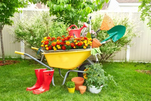 Lush garden in Haggerston with expert landscaping