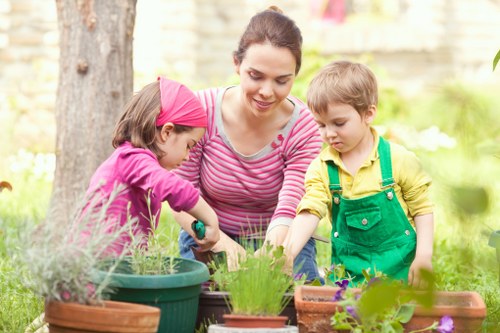 Eco-friendly landscaping techniques in action